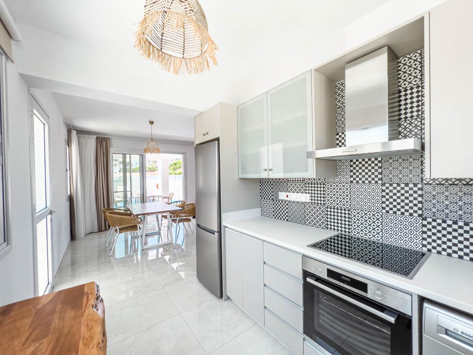 Geo Panoramic Villa +Pool +Game Room +Gym Protaras Luaran gambar