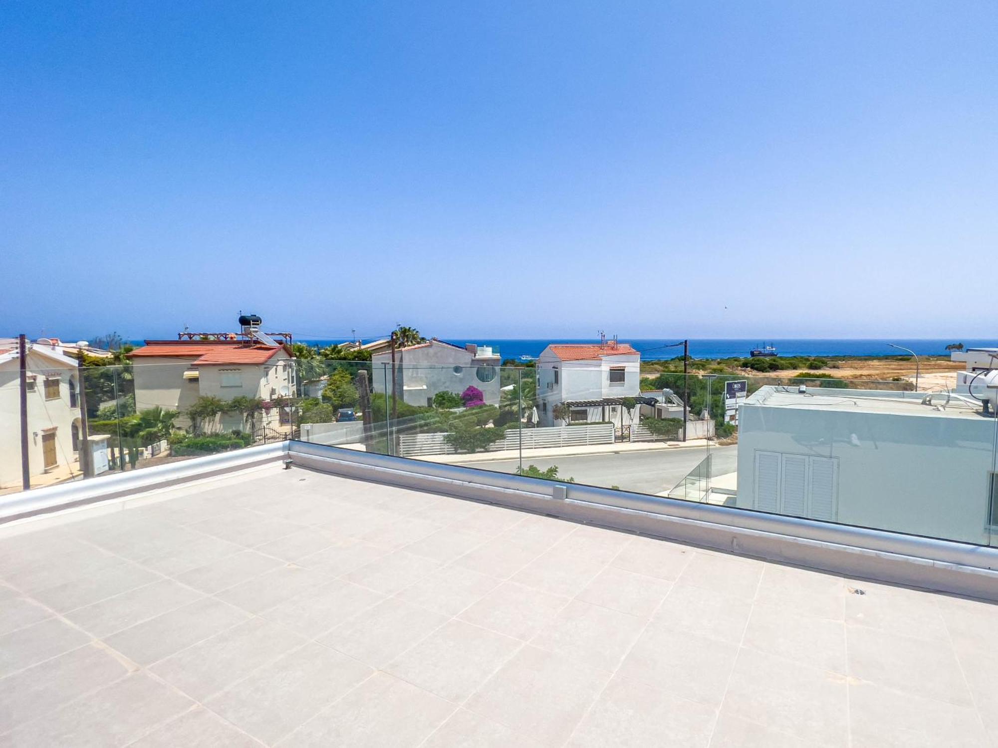 Geo Panoramic Villa +Pool +Game Room +Gym Protaras Luaran gambar
