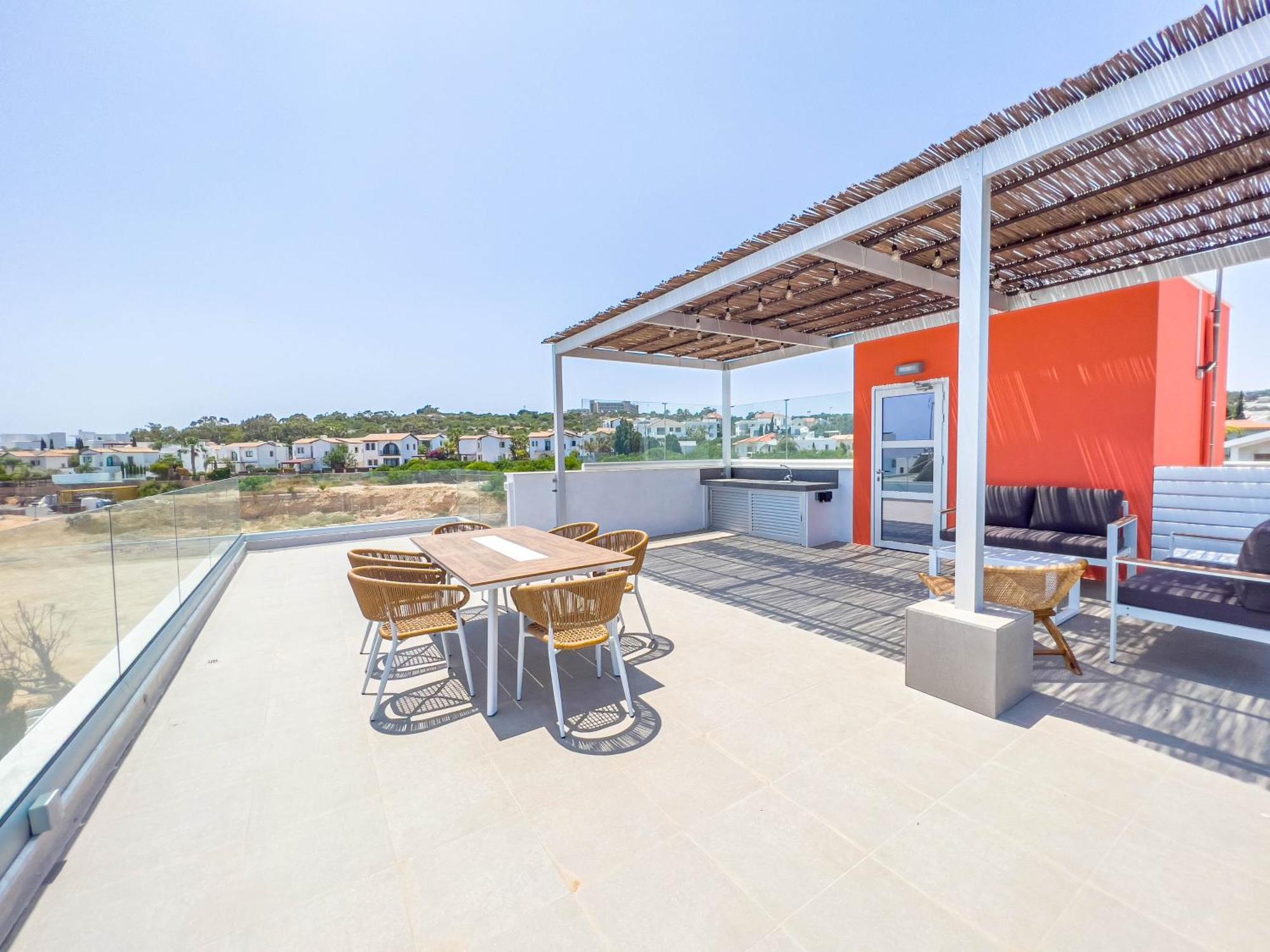 Geo Panoramic Villa +Pool +Game Room +Gym Protaras Luaran gambar